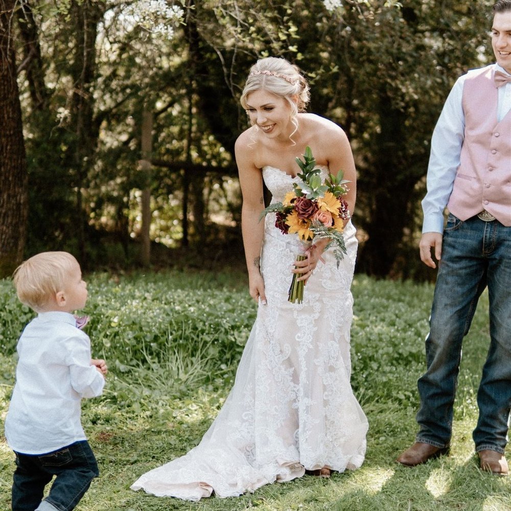Mermaid wedding dress kira size 10